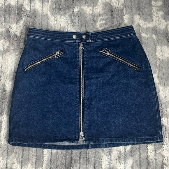 RAG & BONE Blue Racer Miniskirt Size 29 - Picture 2 of 10